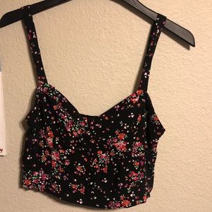 Floral crop top
